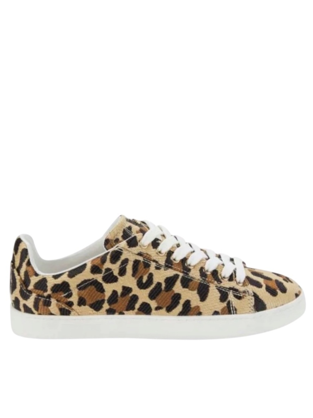 STUART WEITZMAN Livvy Leopard Raffia Platform Sneakers Size 6 NEW